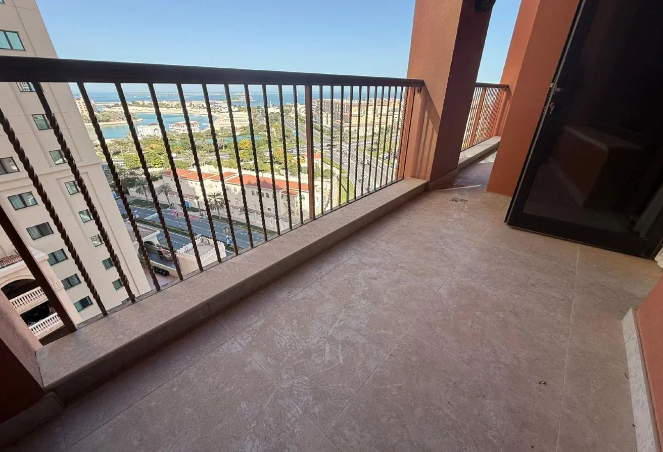 2BR-QAR 9,500 Including Bills-Balcony -Porto-SF
