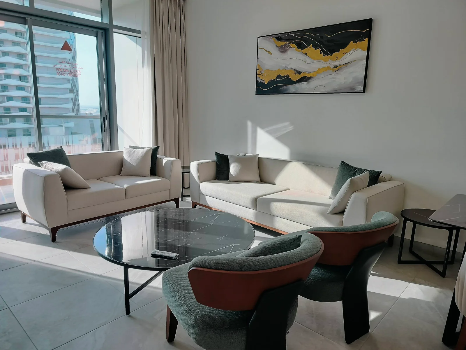 Marina 2 BHK + Maid I FF I EXL I Big Balcony I S V