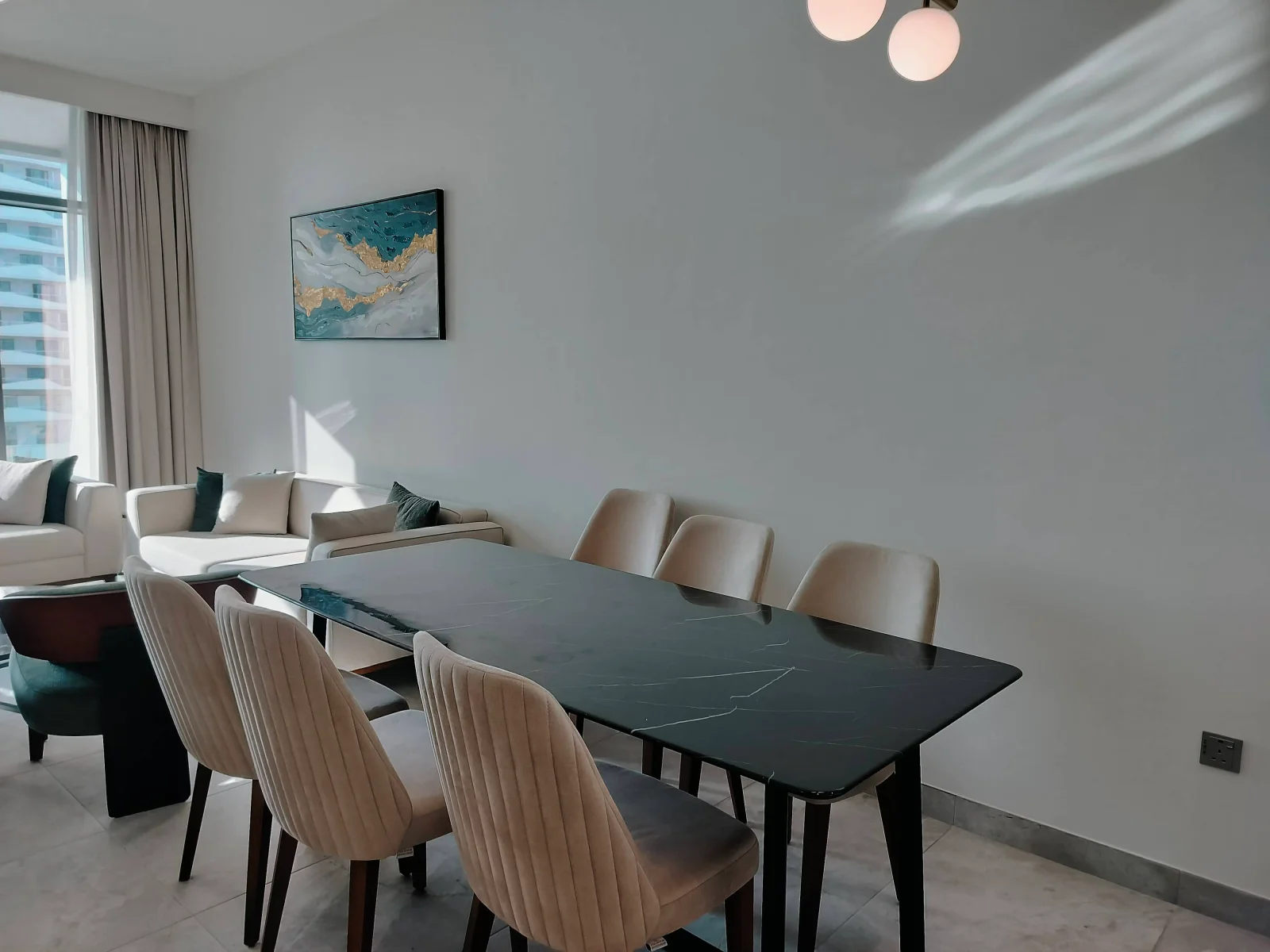 Marina 2 BHK + Maid I FF I EXL I Big Balcony I S V