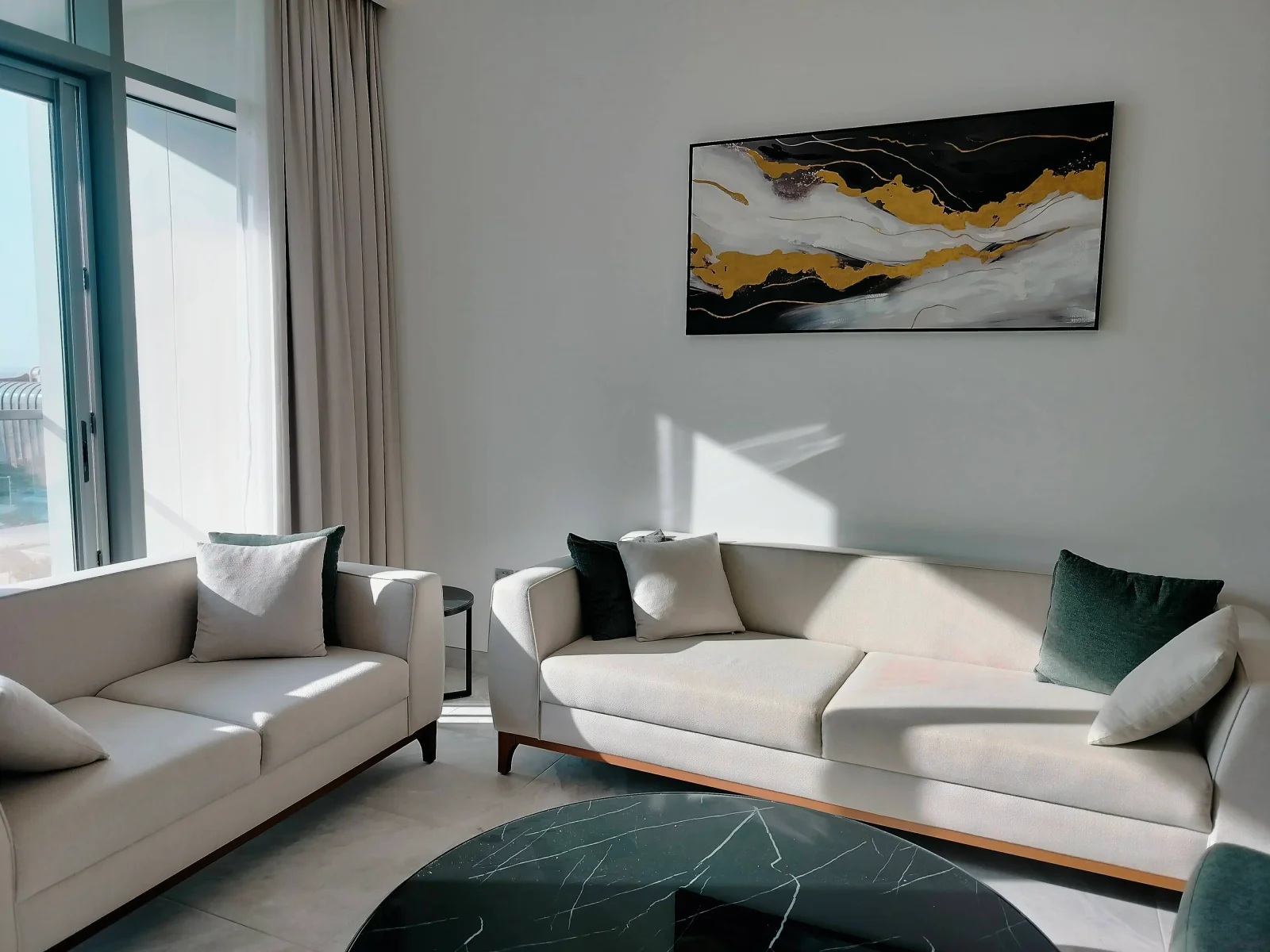 Marina 2 BHK + Maid I FF I EXL I Big Balcony I S V