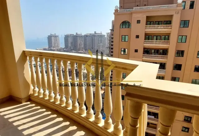 Furnished 2-BR Apartment with Balcony