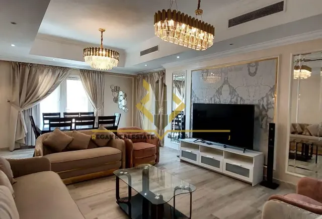 Furnished 2-BR Apartment with Balcony
