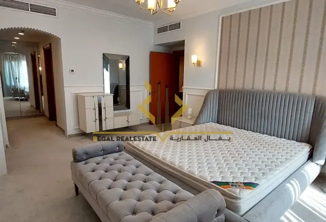 Furnished 2-BR Apartment with Balcony