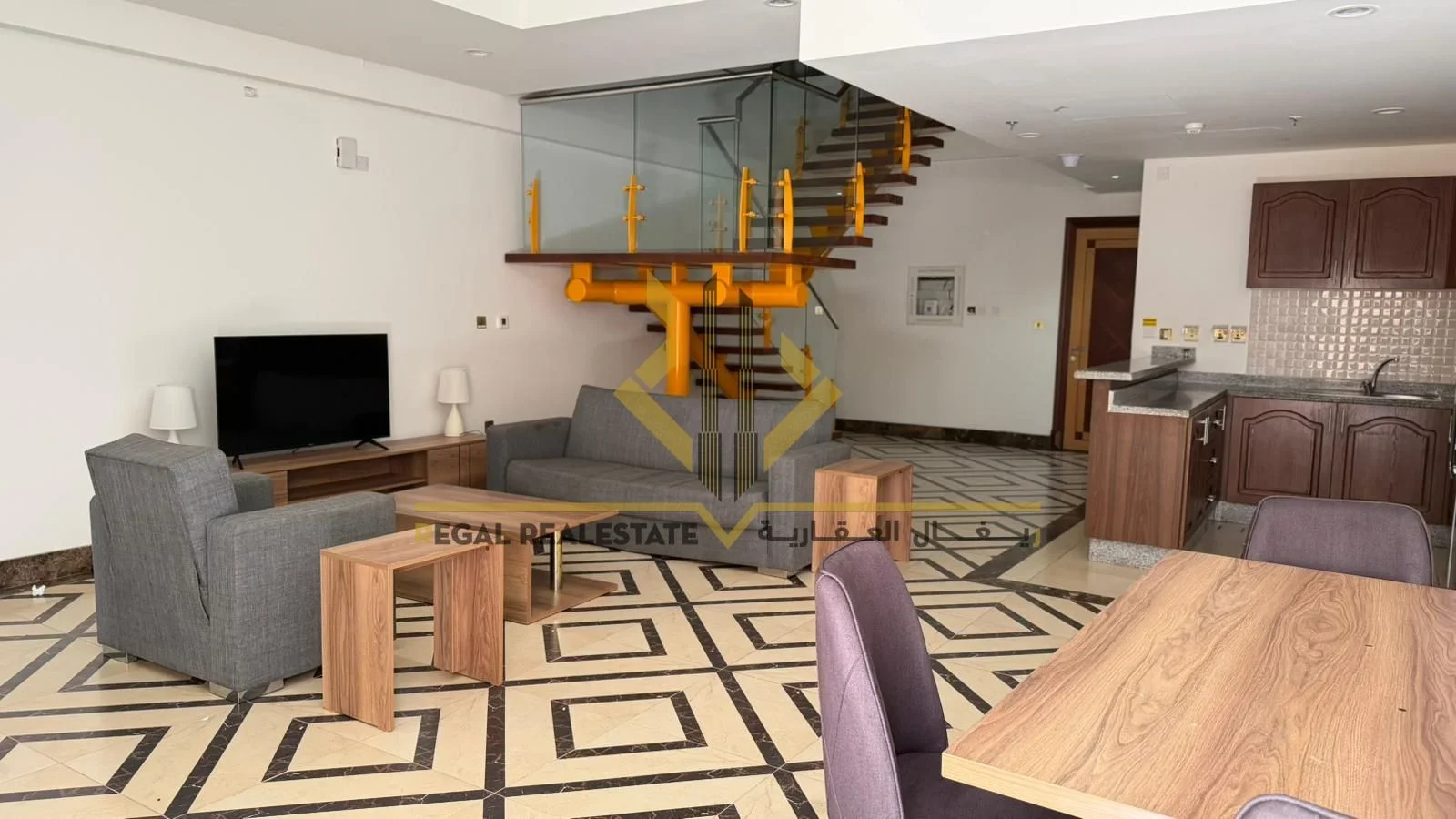 Fully Furnished 2-Bedroom Duplex with Backyard | 7,750 QAR
