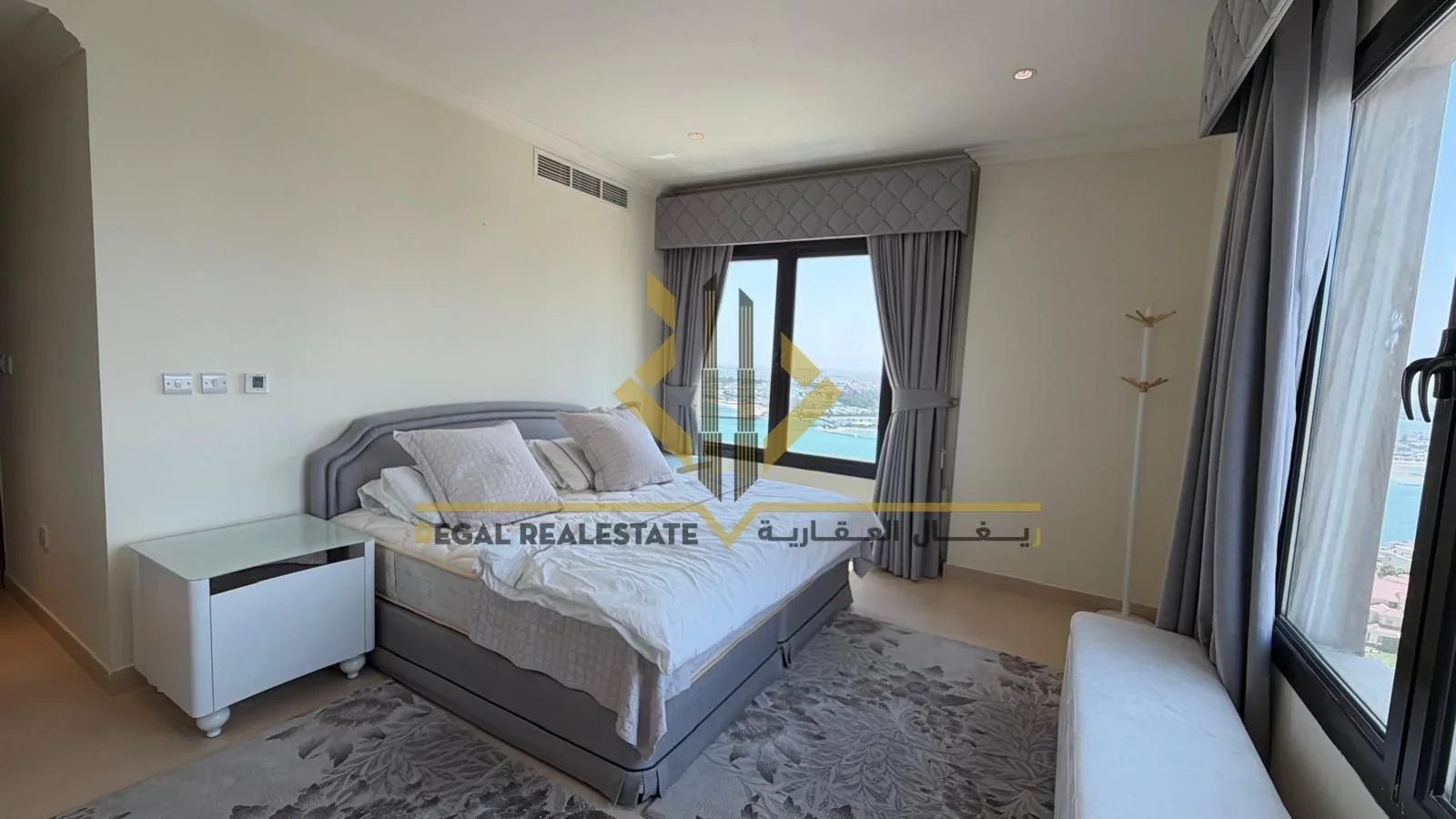 3 BR Furnished Apartment with Balcony in The Pearl