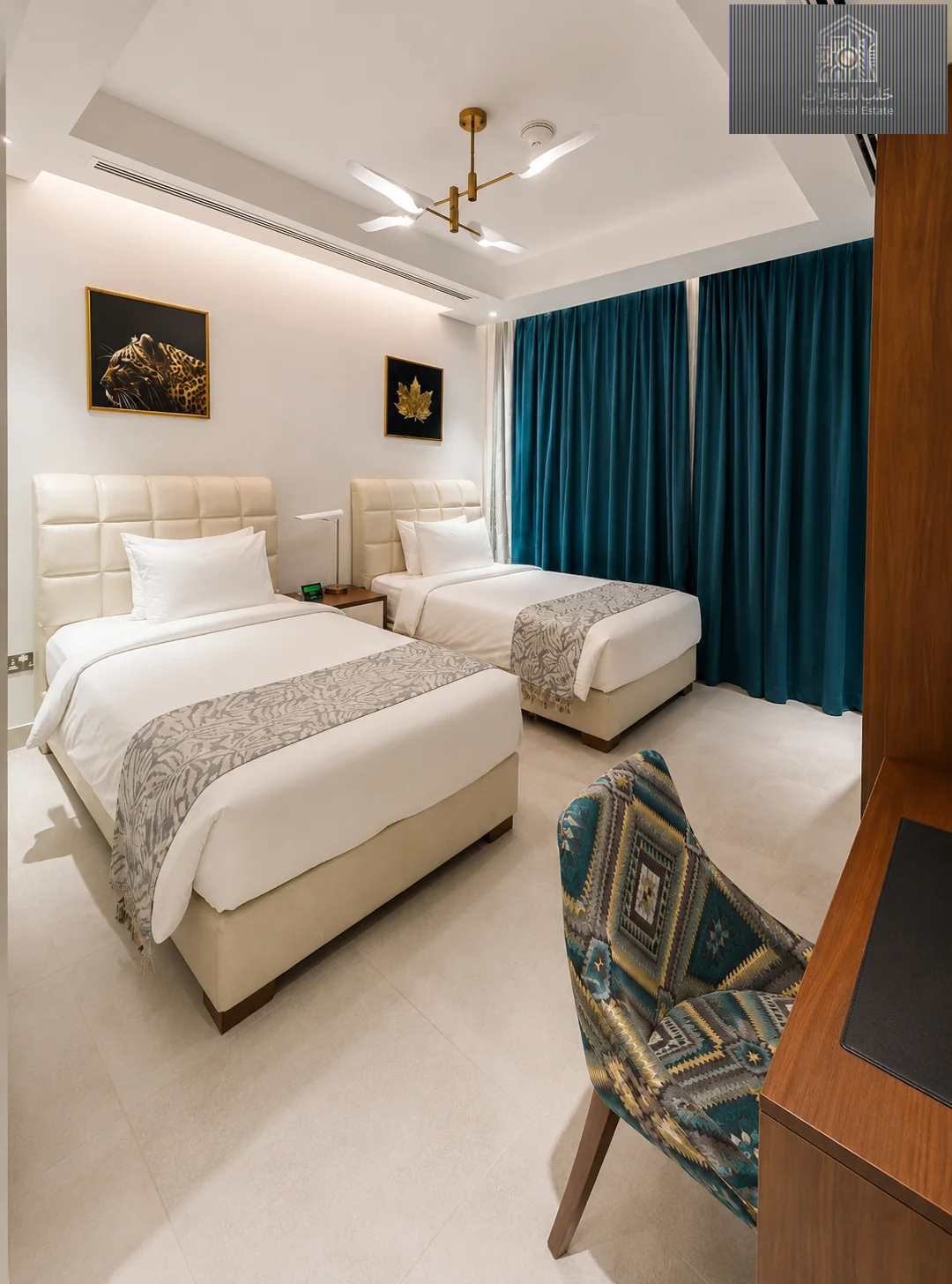 Luxury 2-bedroom plus maid fully furnished apartment with beach access and bills included in Al Kharaej 1, Lusail