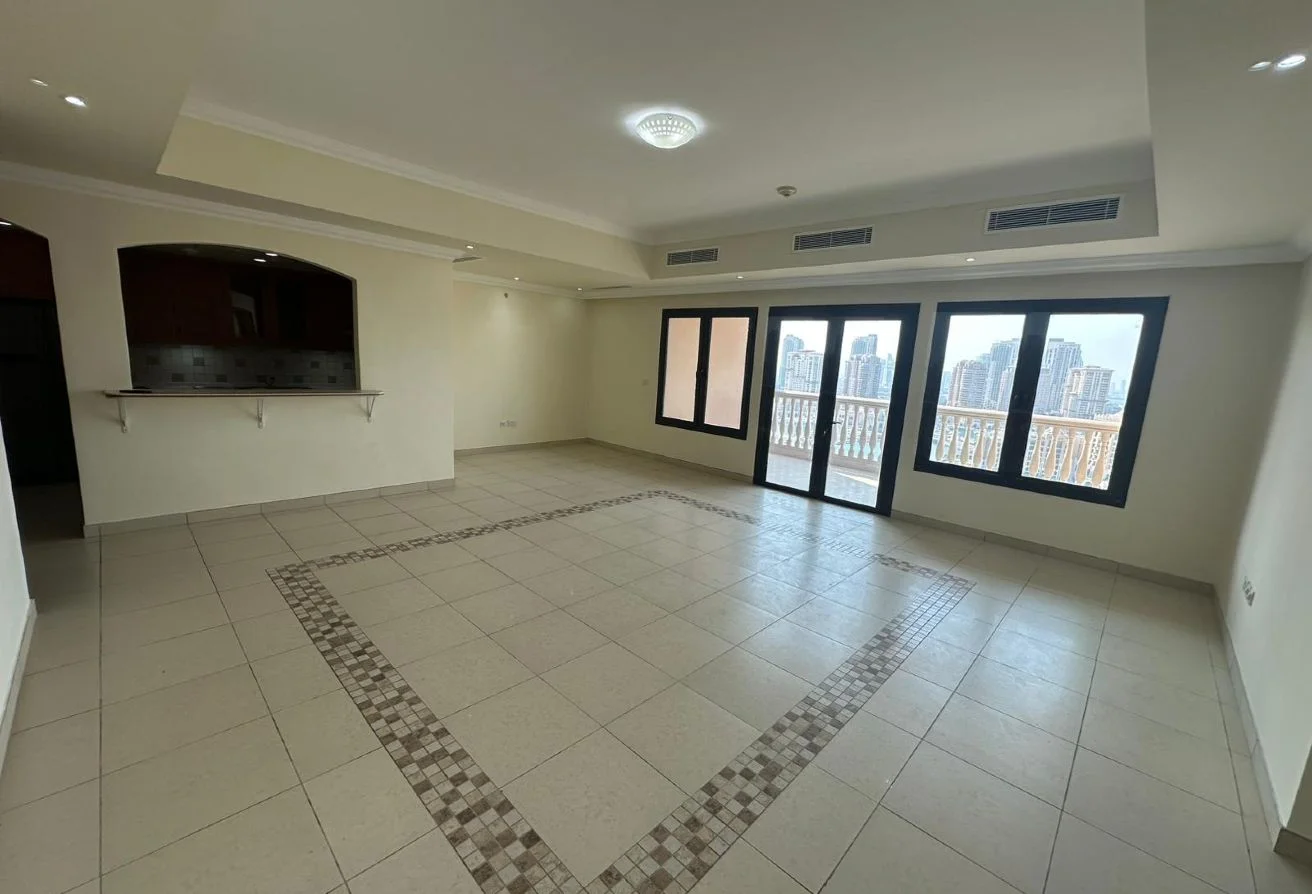 Spacious 2BHK Semi-Furnished Unit with Marina View