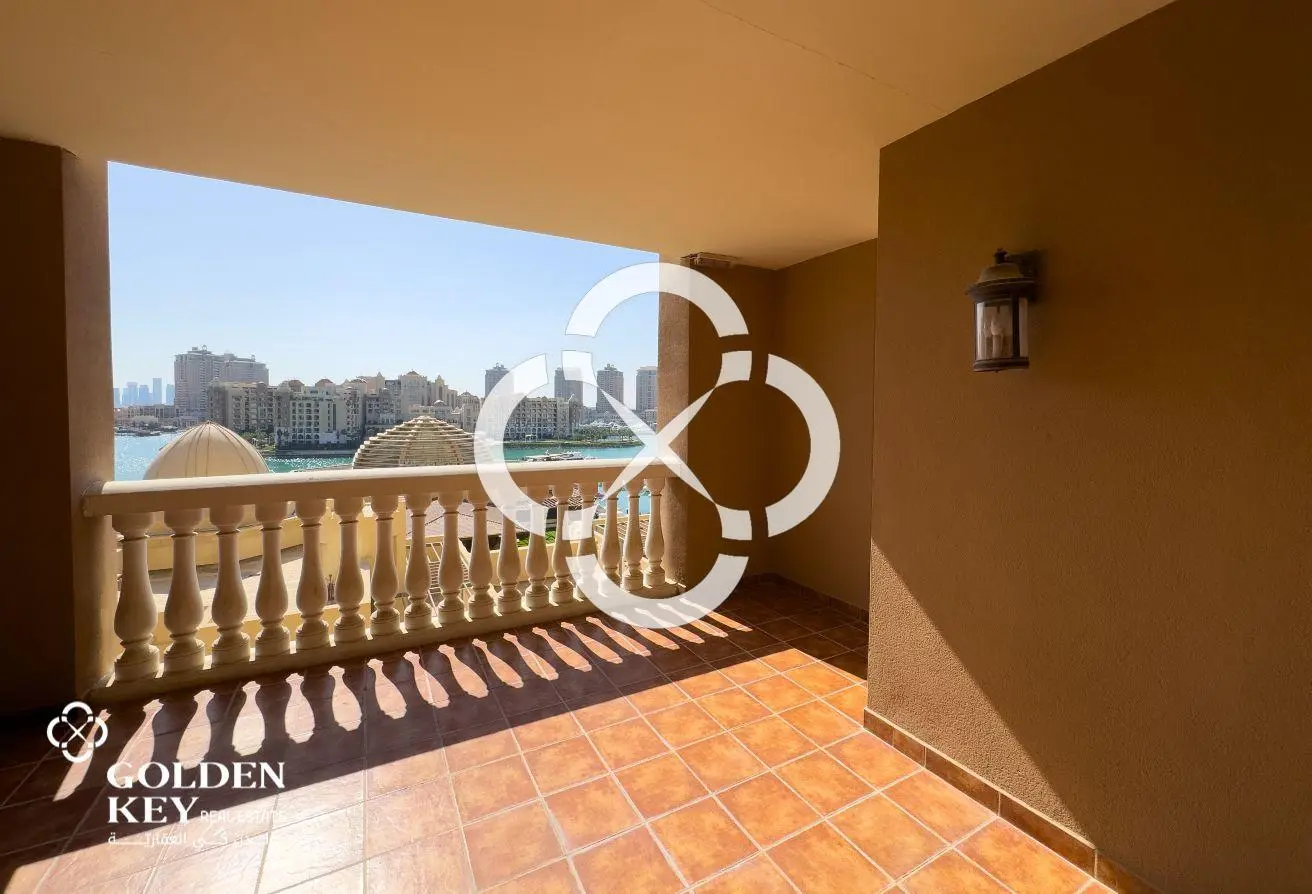 Marina View | Furnished 2BR w/ Balcony | The Pearl