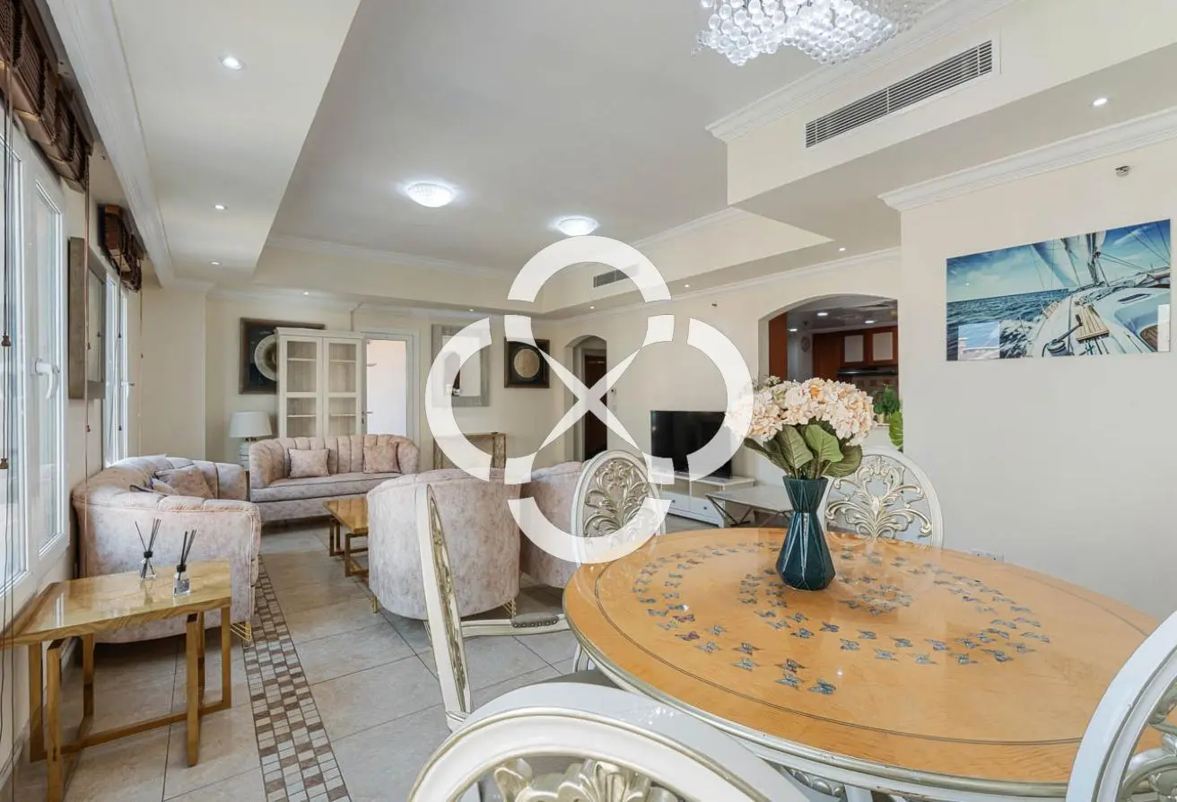 Marina View | Furnished 3BR+Maid | 2 Large Balcony