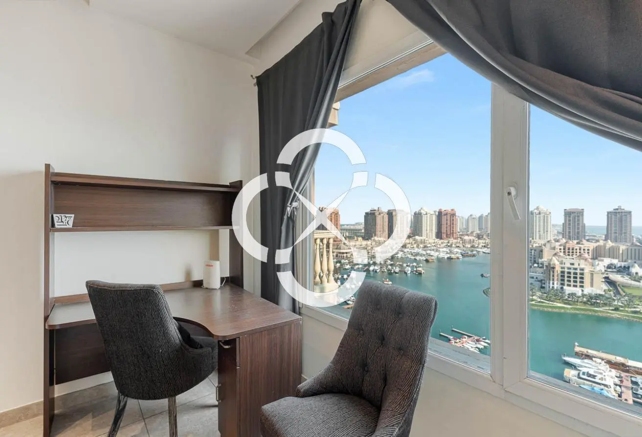 Marina View | Furnished 3BR+Maid | 2 Large Balcony