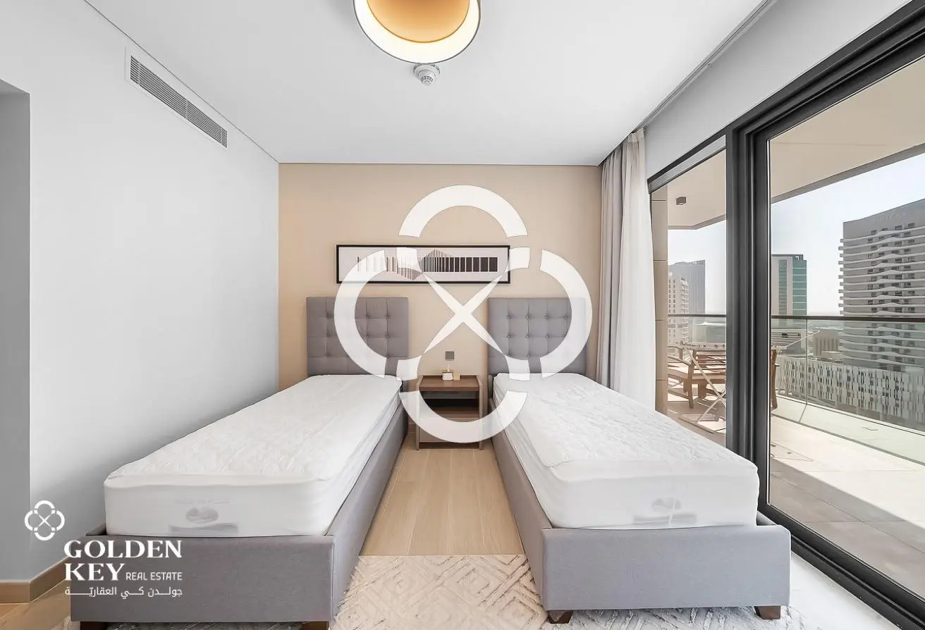 Luxury 2BR+Maid | Fully Furnished | Balcony