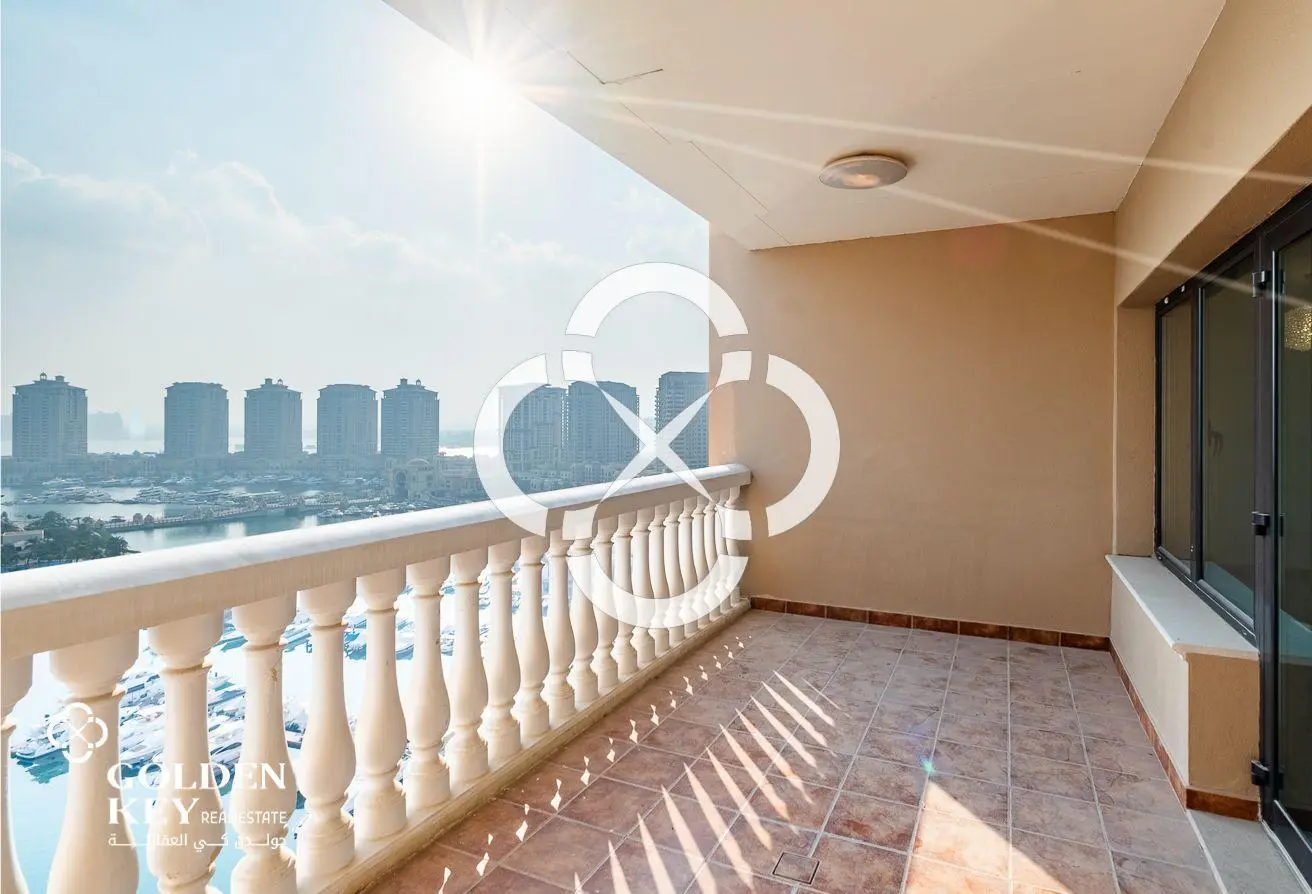 Full Marina View| Semi-Furnished 2BR |Porto Arabia