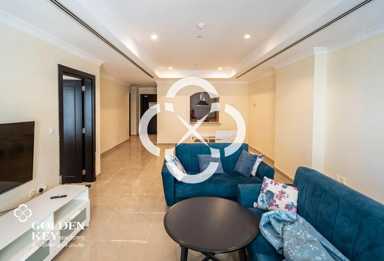 Spacious 1BR w/ Balcony | Furnished | Porto Arabia