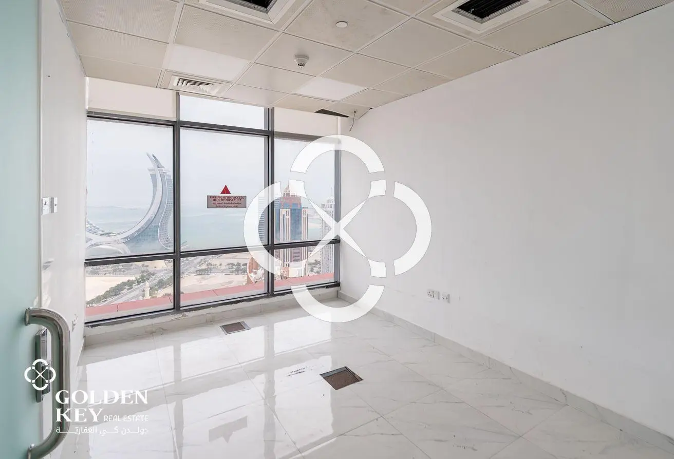 Iconic Tower| Office Space with Sea View in Lusail