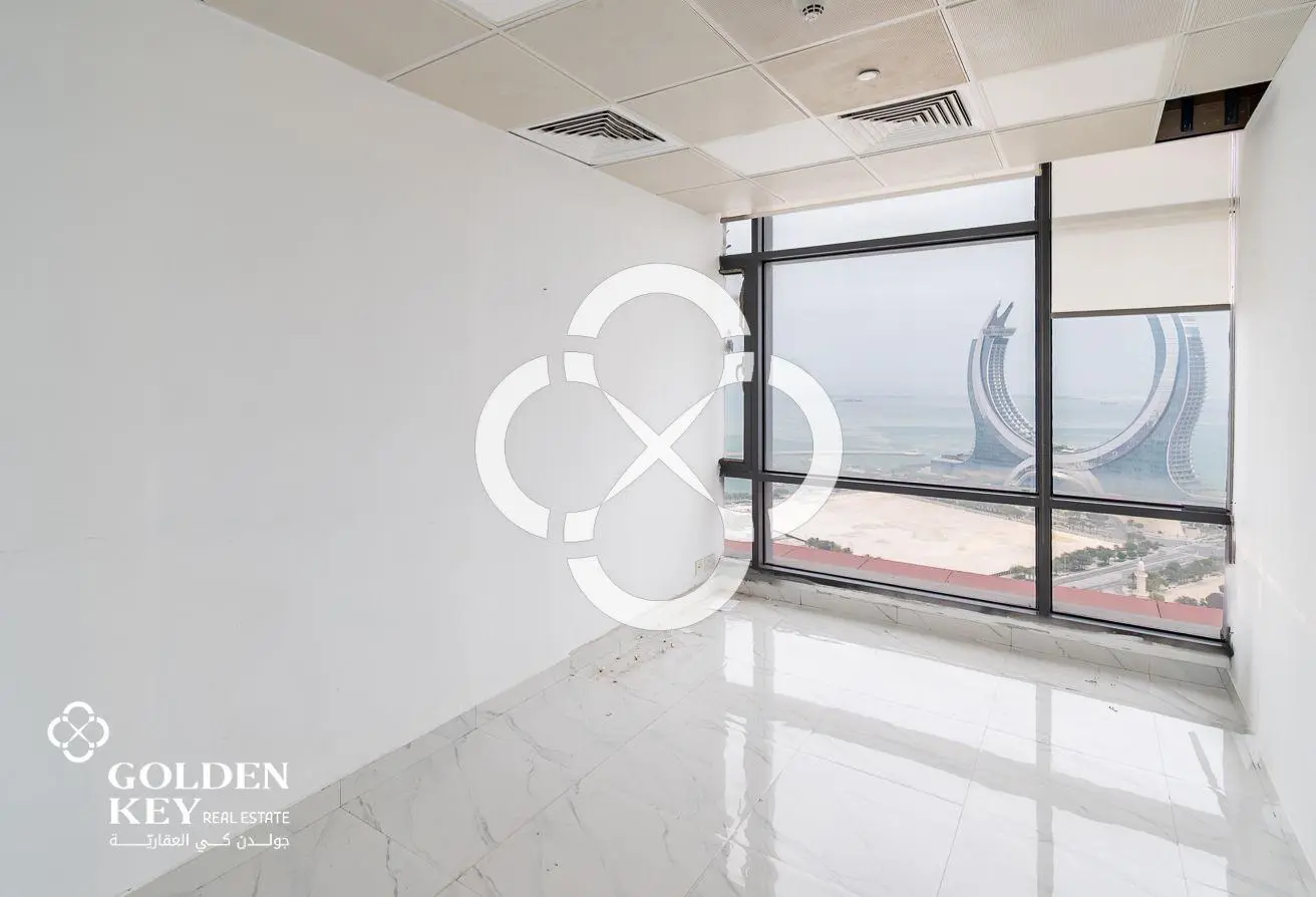 Iconic Tower| Office Space with Sea View in Lusail