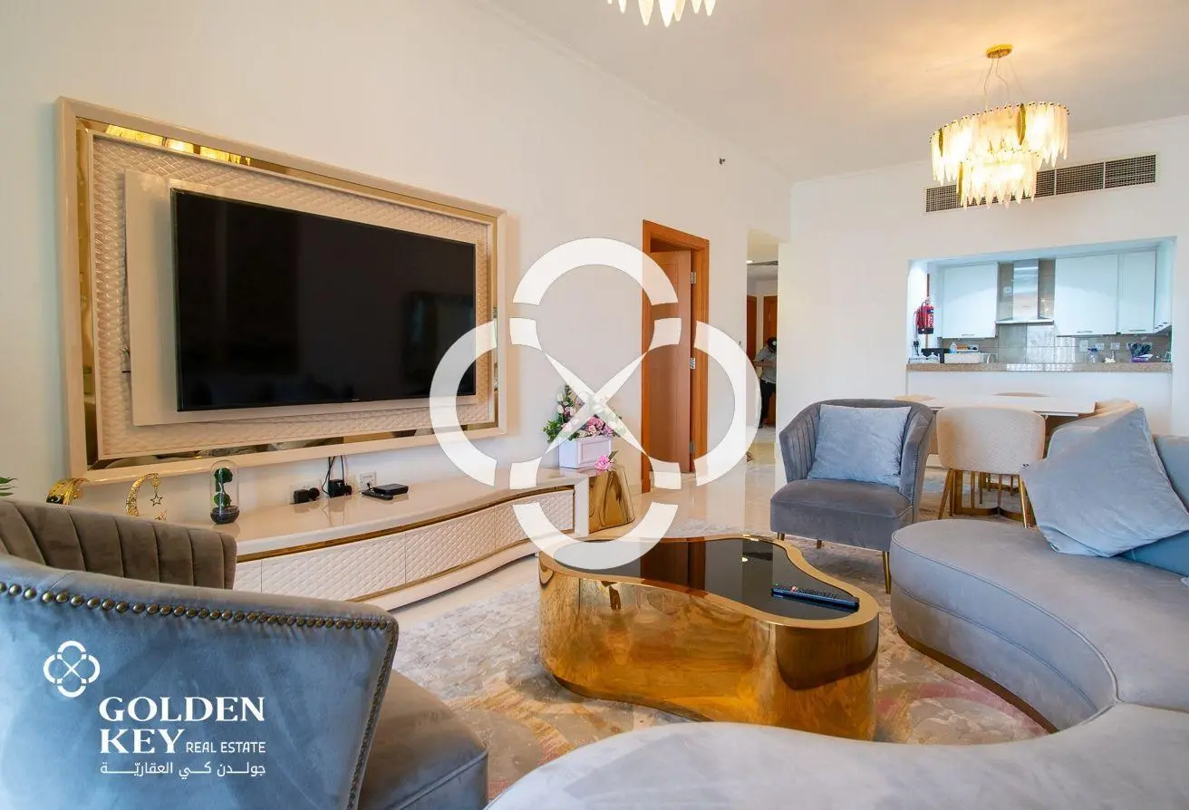 Furnished 3BR +Balcony| Sea view| Viva Bahriya