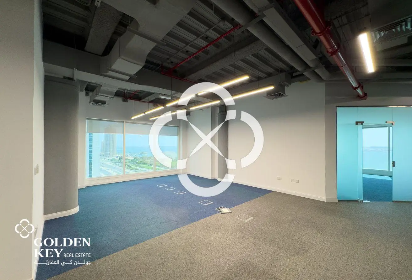 Full-Floor Office w/ Stunning Sea View in West Bay