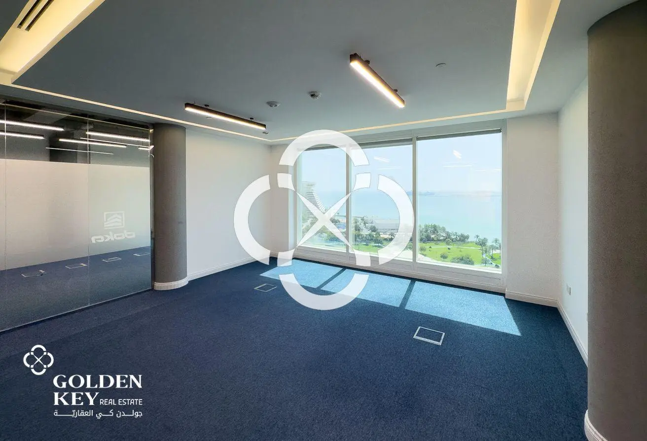Full-Floor Office w/ Stunning Sea View in West Bay