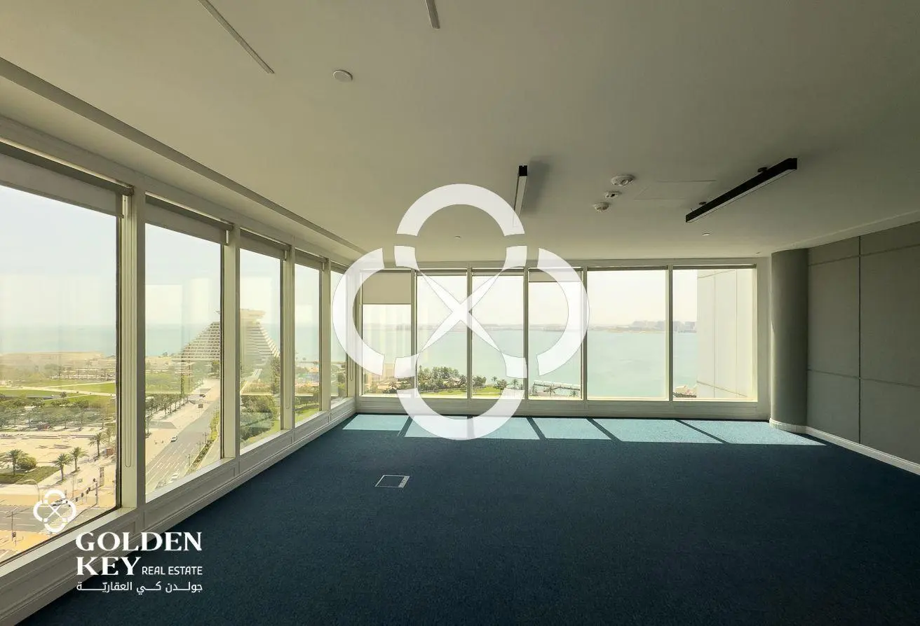 Full-Floor Office w/ Stunning Sea View in West Bay