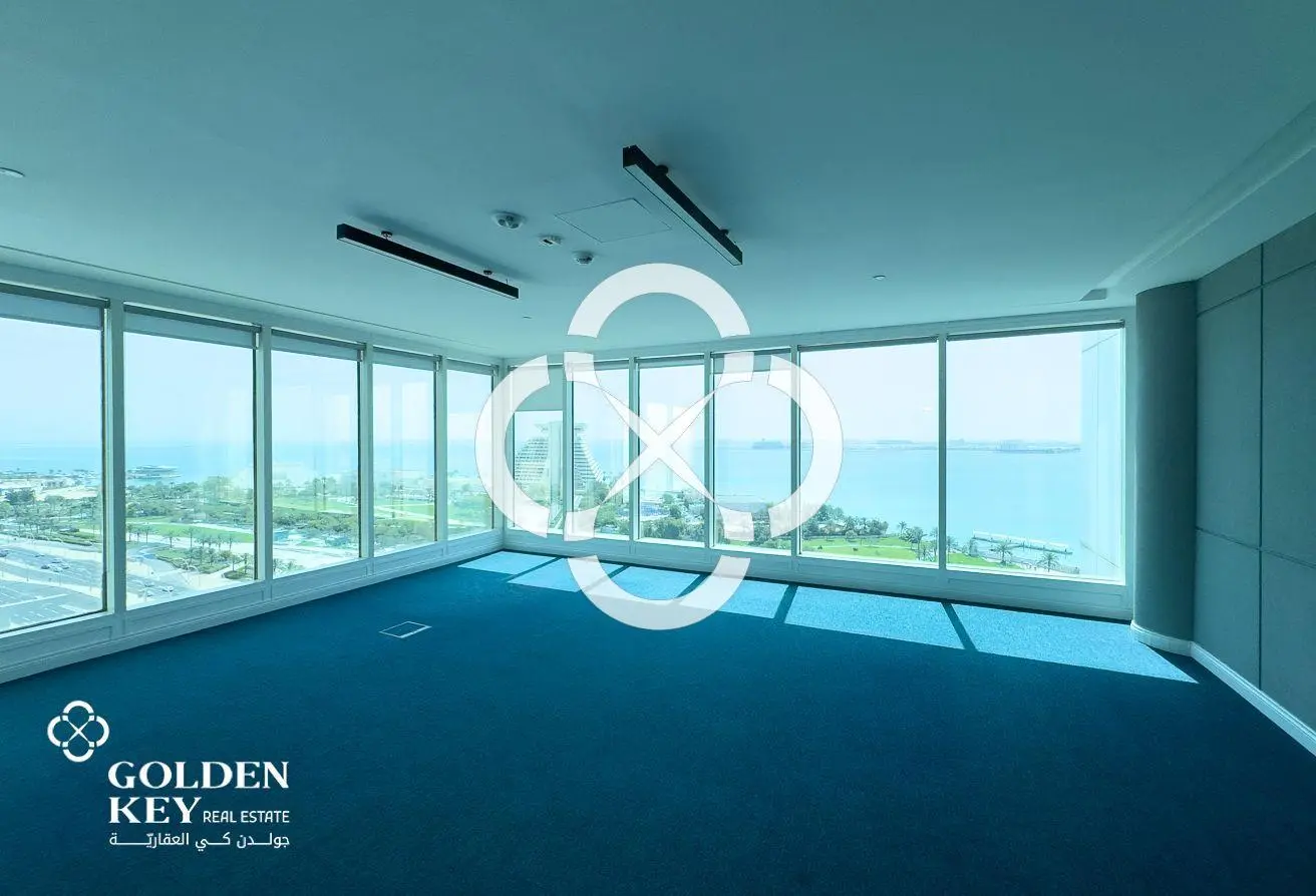 Full-Floor Office w/ Stunning Sea View in West Bay