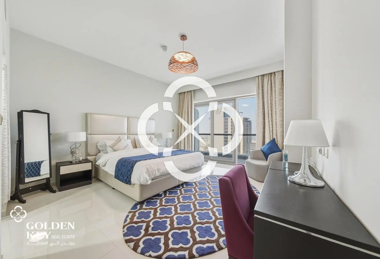 Move in Ready | 1BR+Office w/ Balcony and Sea View