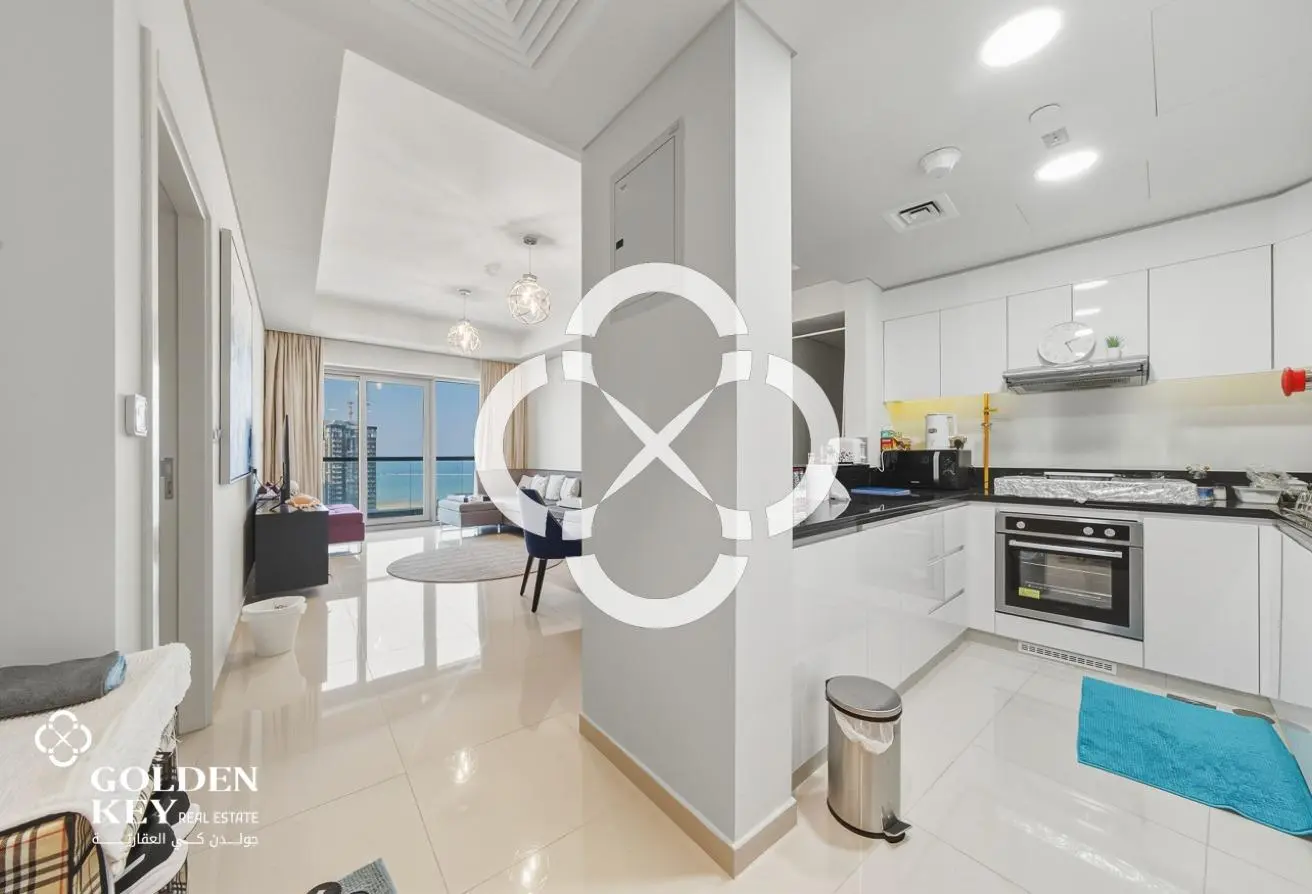 Move in Ready | 1BR+Office w/ Balcony and Sea View