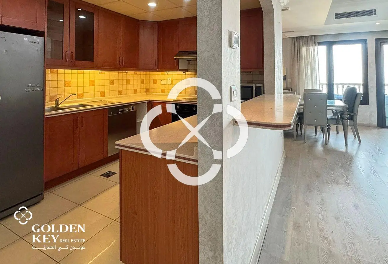 Sea View | Furnished 3BR w/ Balcony | Porto Arabia