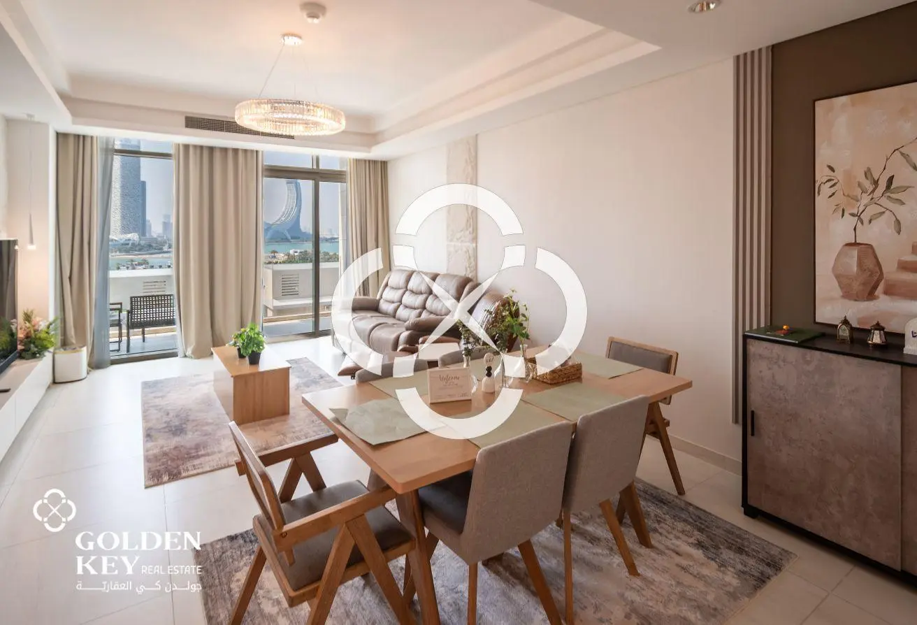 Bills Included | Furnished 2BR+Maid and Sea View
