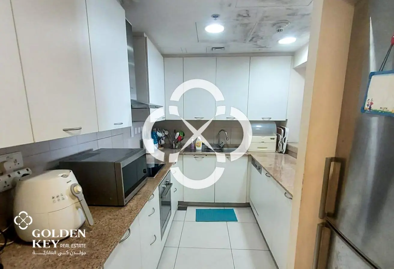 Furnished 2BR+Balcony with Sea View | Viva Bahriya