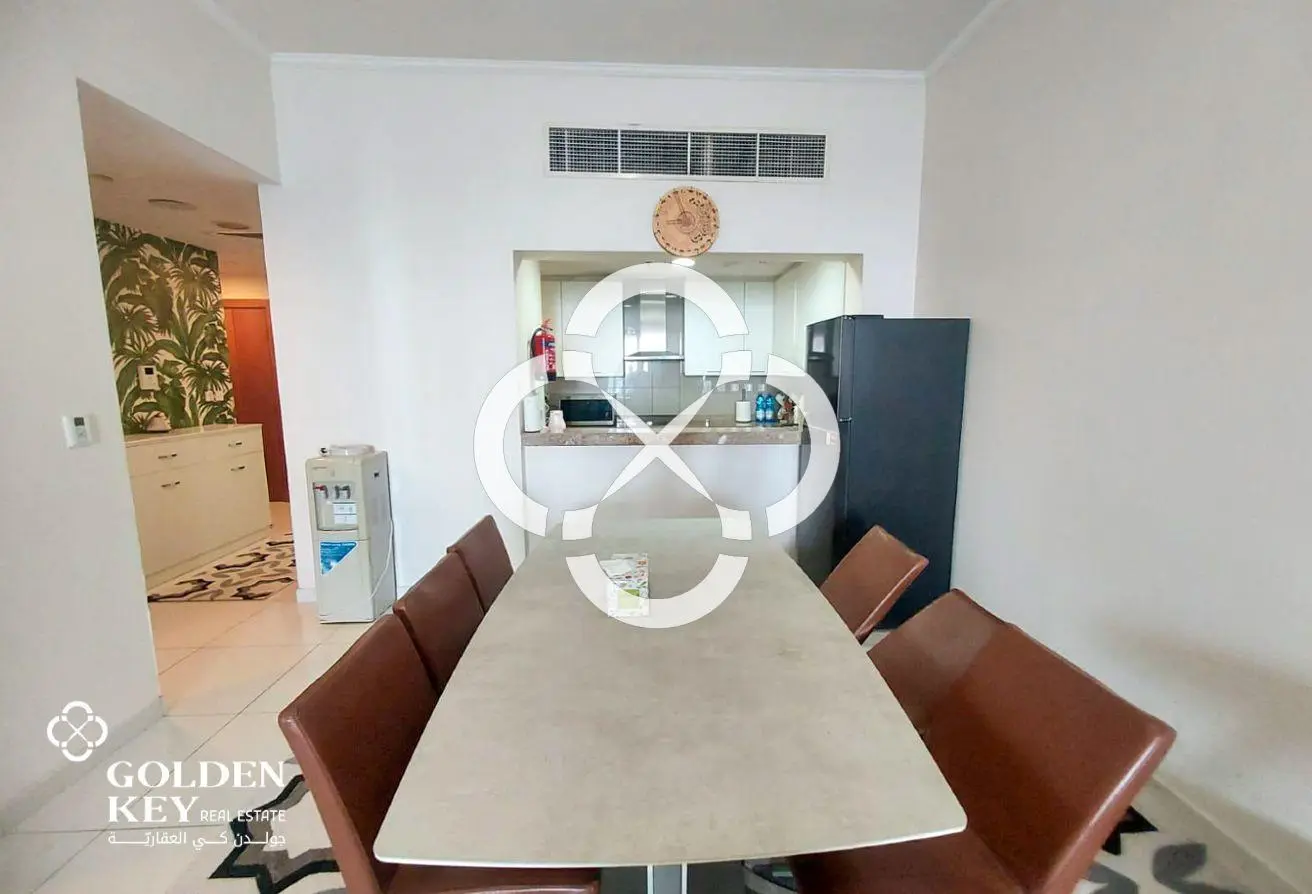 Furnished 2BR+Balcony with Sea View | Viva Bahriya