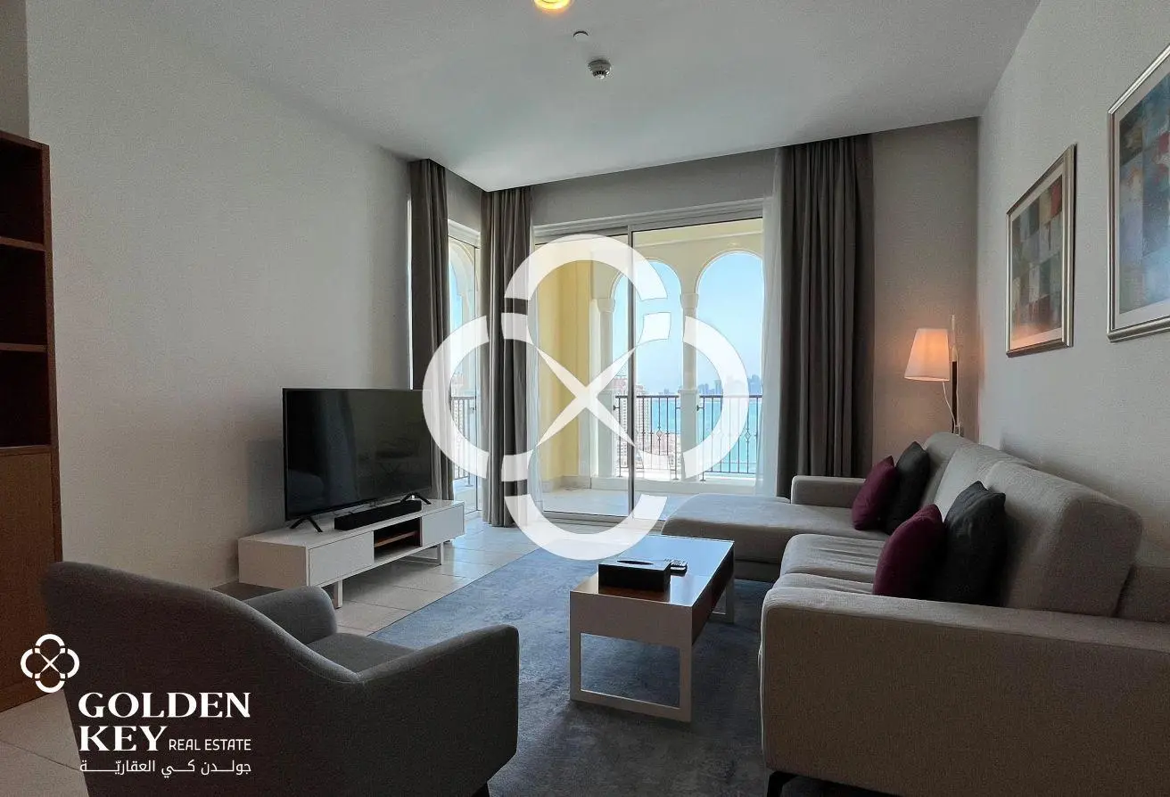 Furnished 1BR+Office w/ Sea View | Bills Included