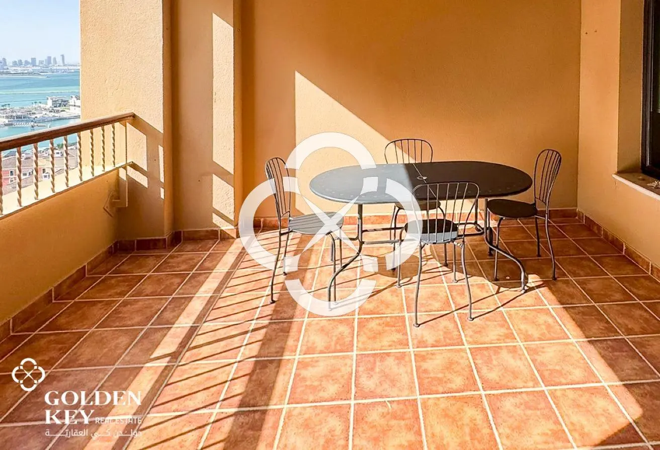 Marina View | Furnished 1BR+Office with Balcony - view 3