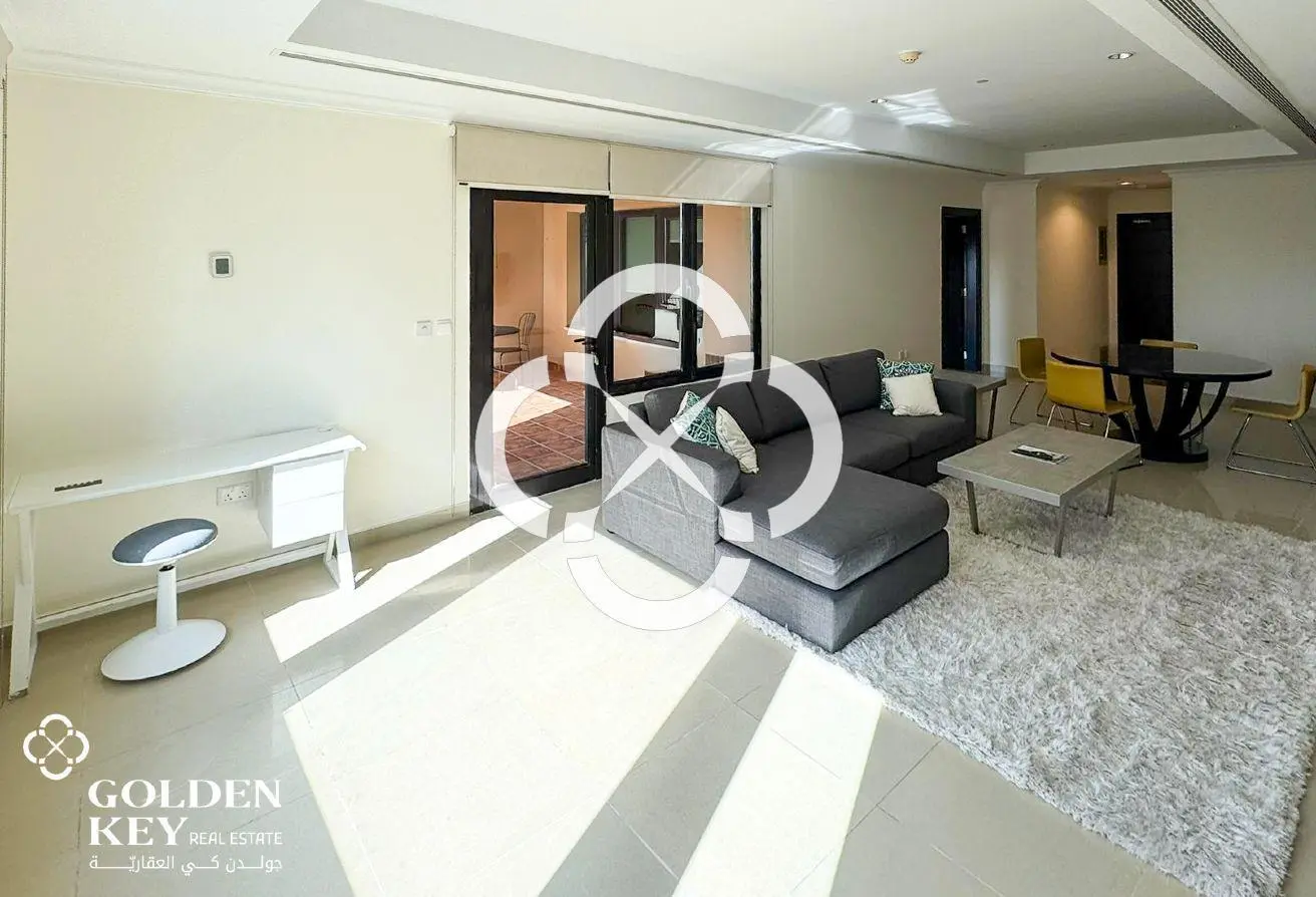 Marina View | Furnished 1BR+Office with Balcony