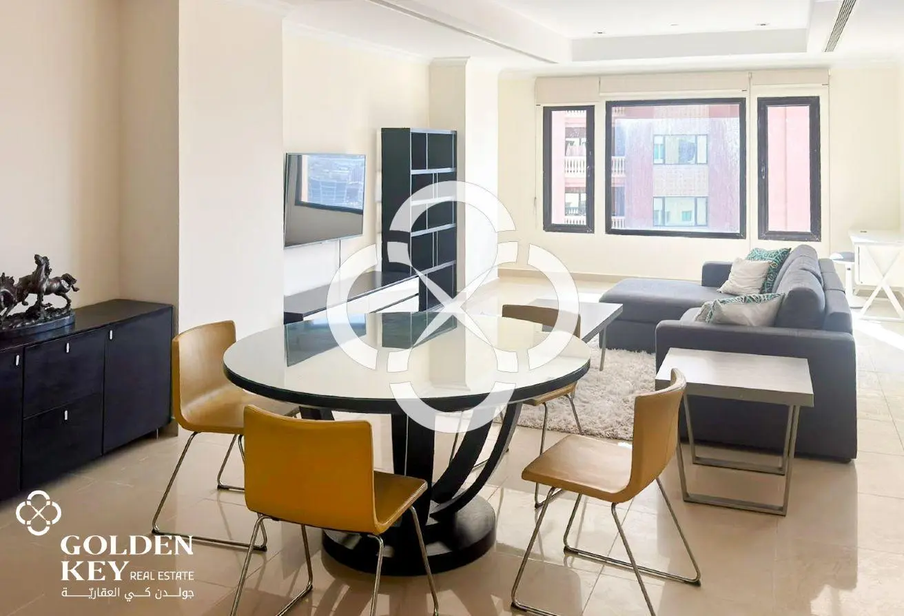 Marina View | Furnished 1BR+Office with Balcony