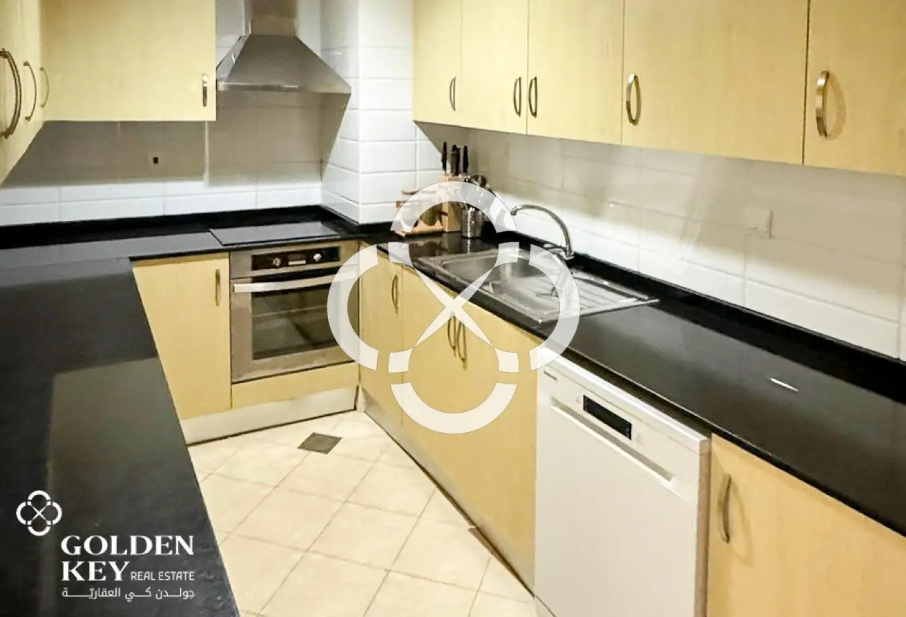 Marina View | Furnished 1BR+Office with Balcony