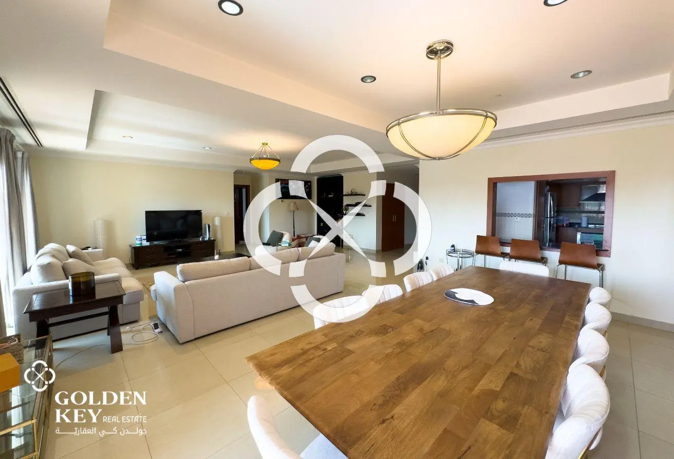 Marina View | Furnished 2BR w/ Balcony | The Pearl