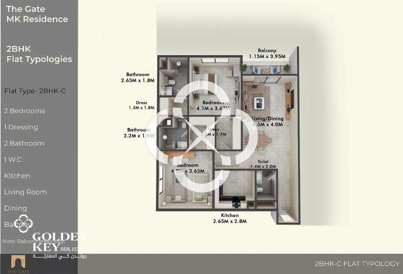 Starts at 14,166 QAR – 84 Months | 5% DP | FF–2BHK