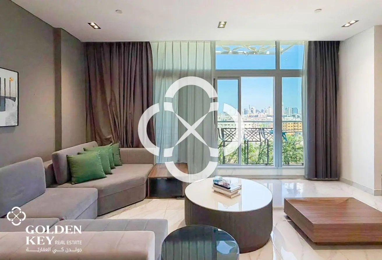 1BR with balcony- Fully furnished - Garden VIEW