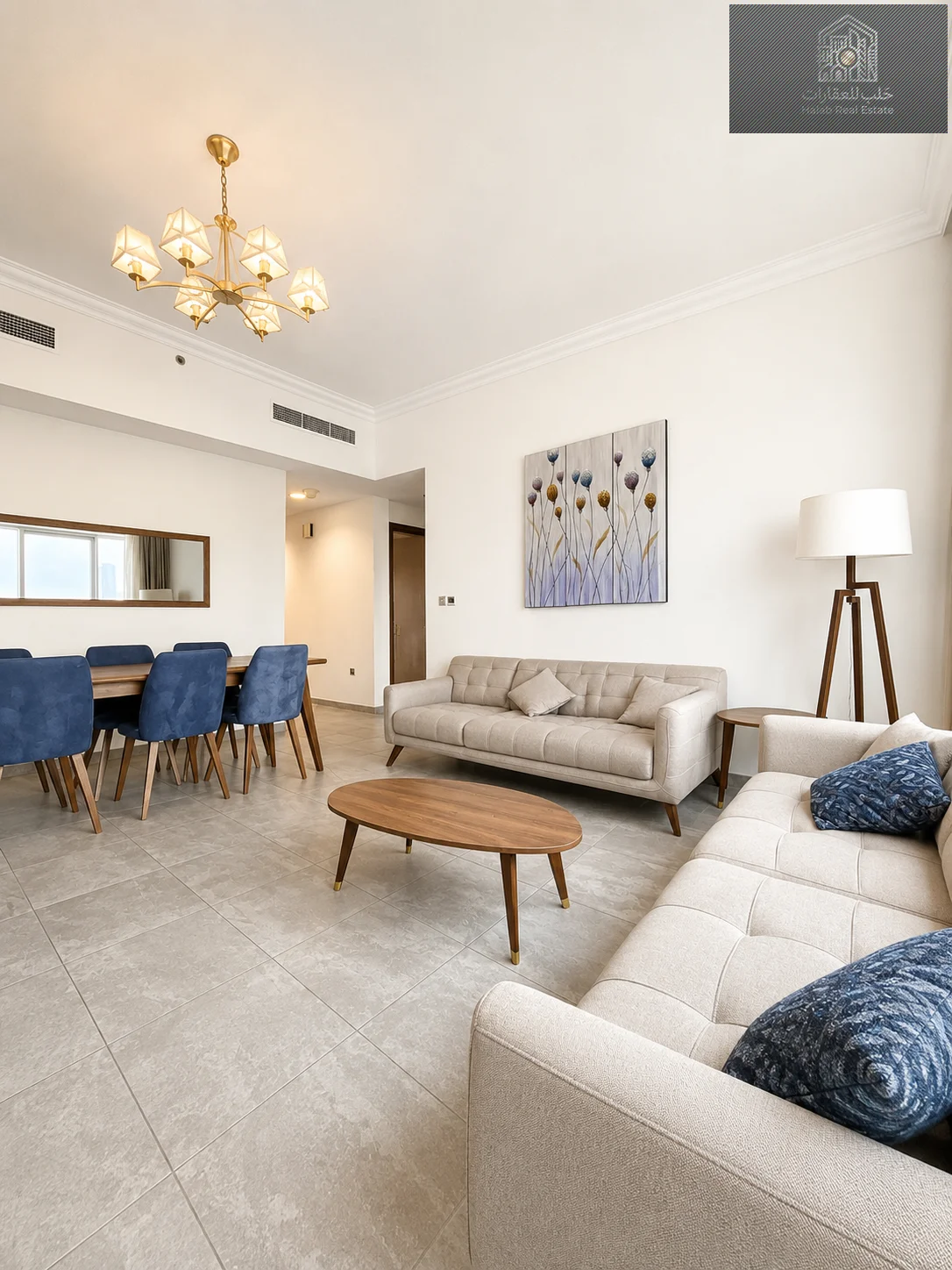 Modern luxury 2 bedroom fully furnished apartment in Marina 5, Lusail Marina Heights - view 2