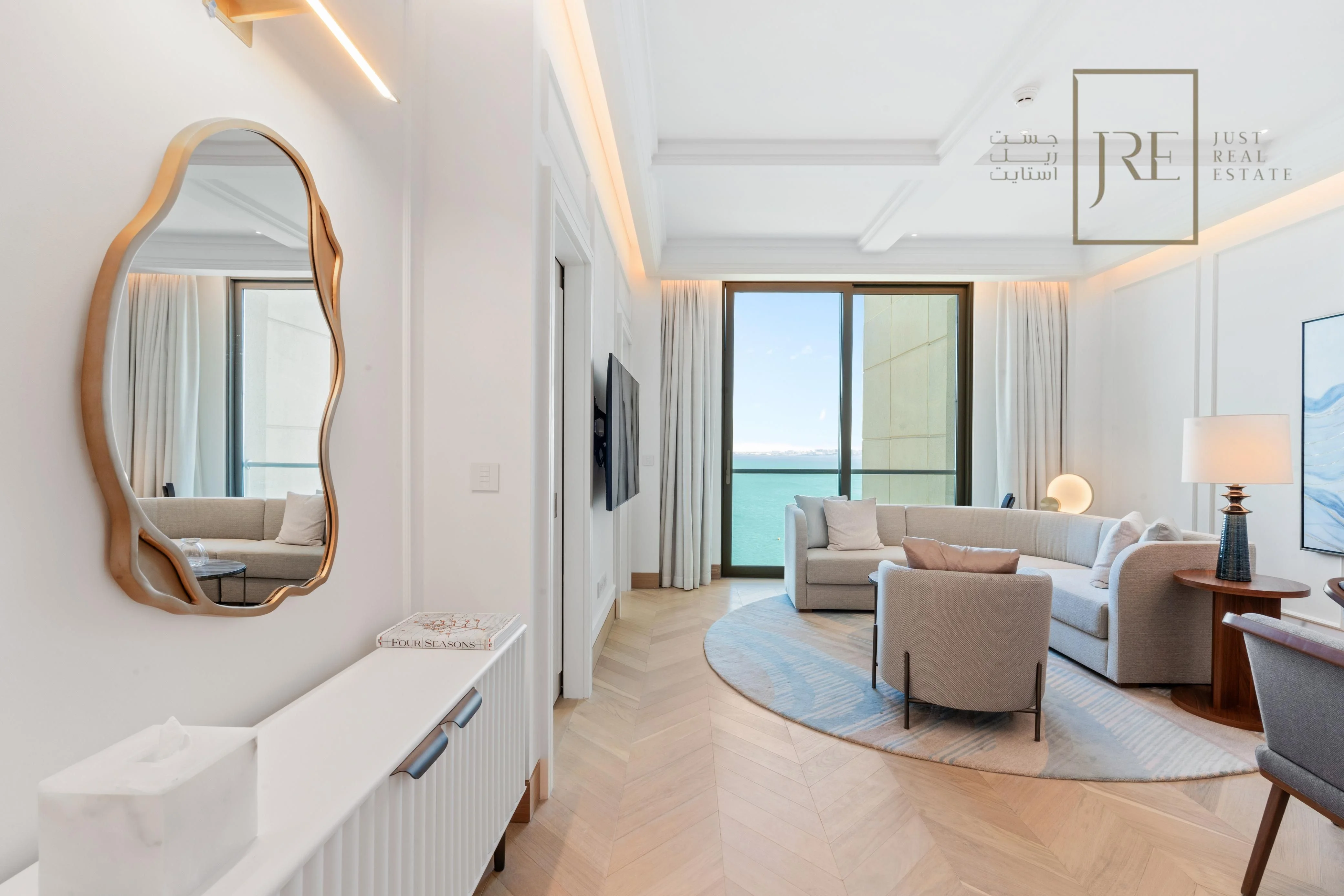 Furnished Studio Apartment in The Pearl | City View + Balcony