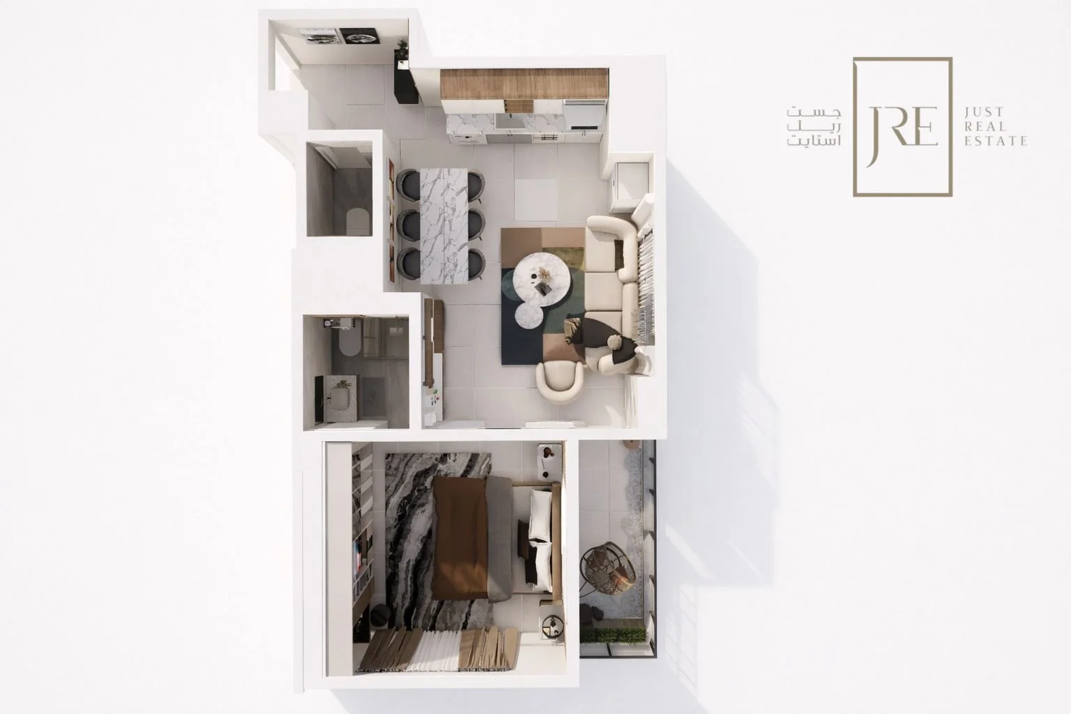 Furnished 1-Bedroom Apartment for Sale in Lusail | Flexible Payment Plan