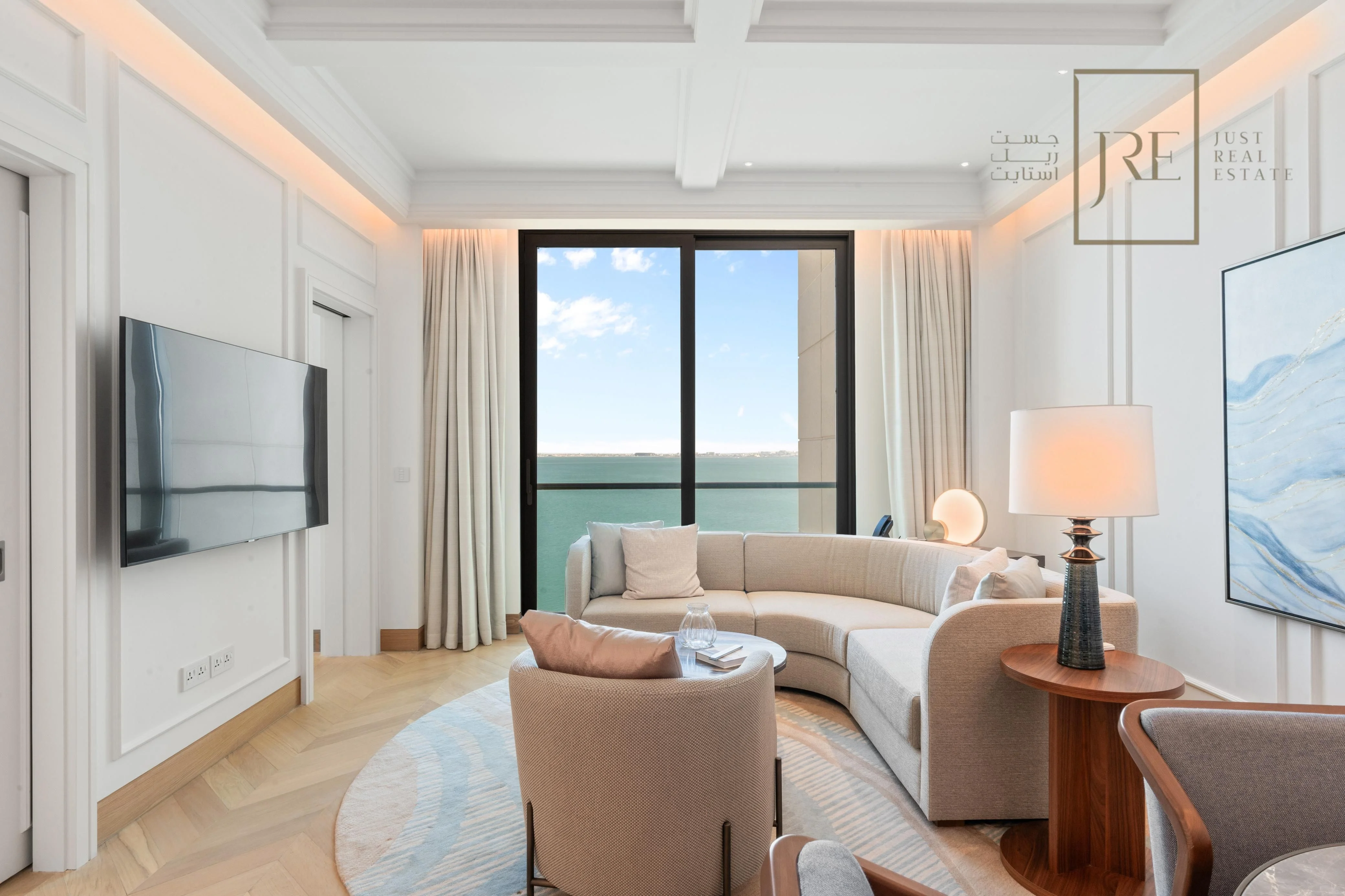 Furnished Studio Apartment in The Pearl | City View + Balcony