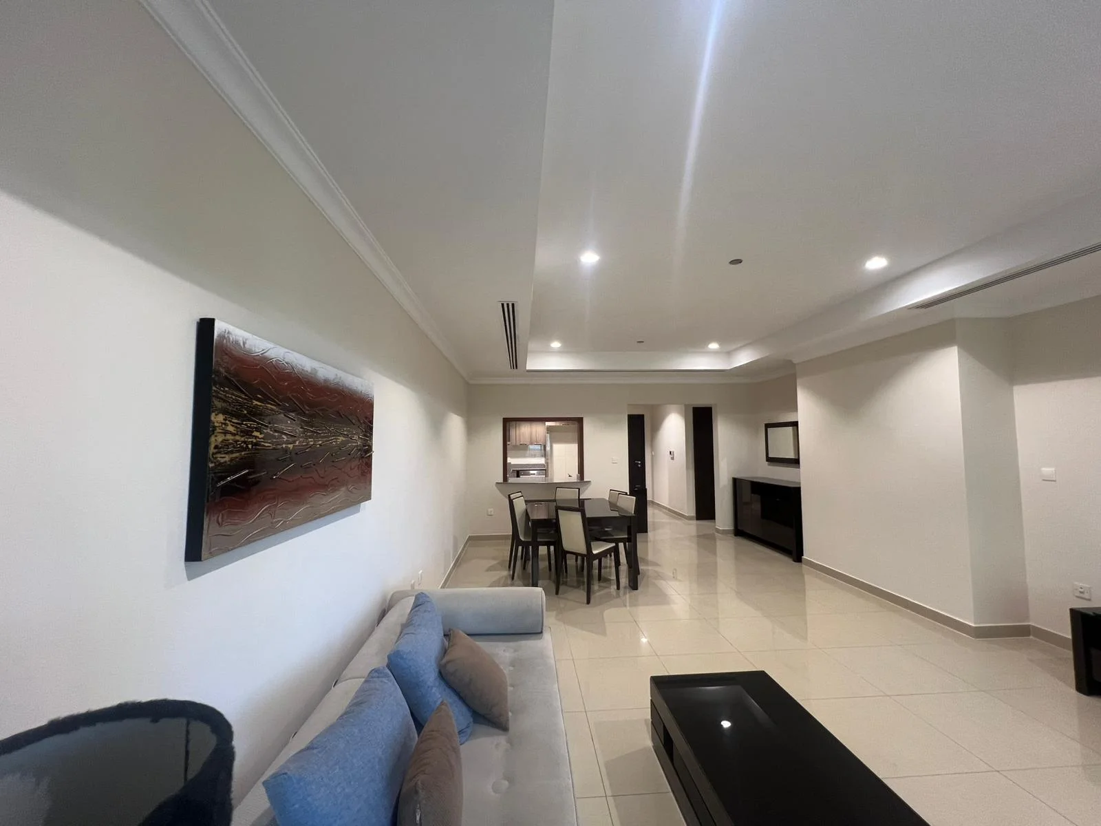1BR + Office Room Apartment in The Pearl | Pool View | Fully Furnished