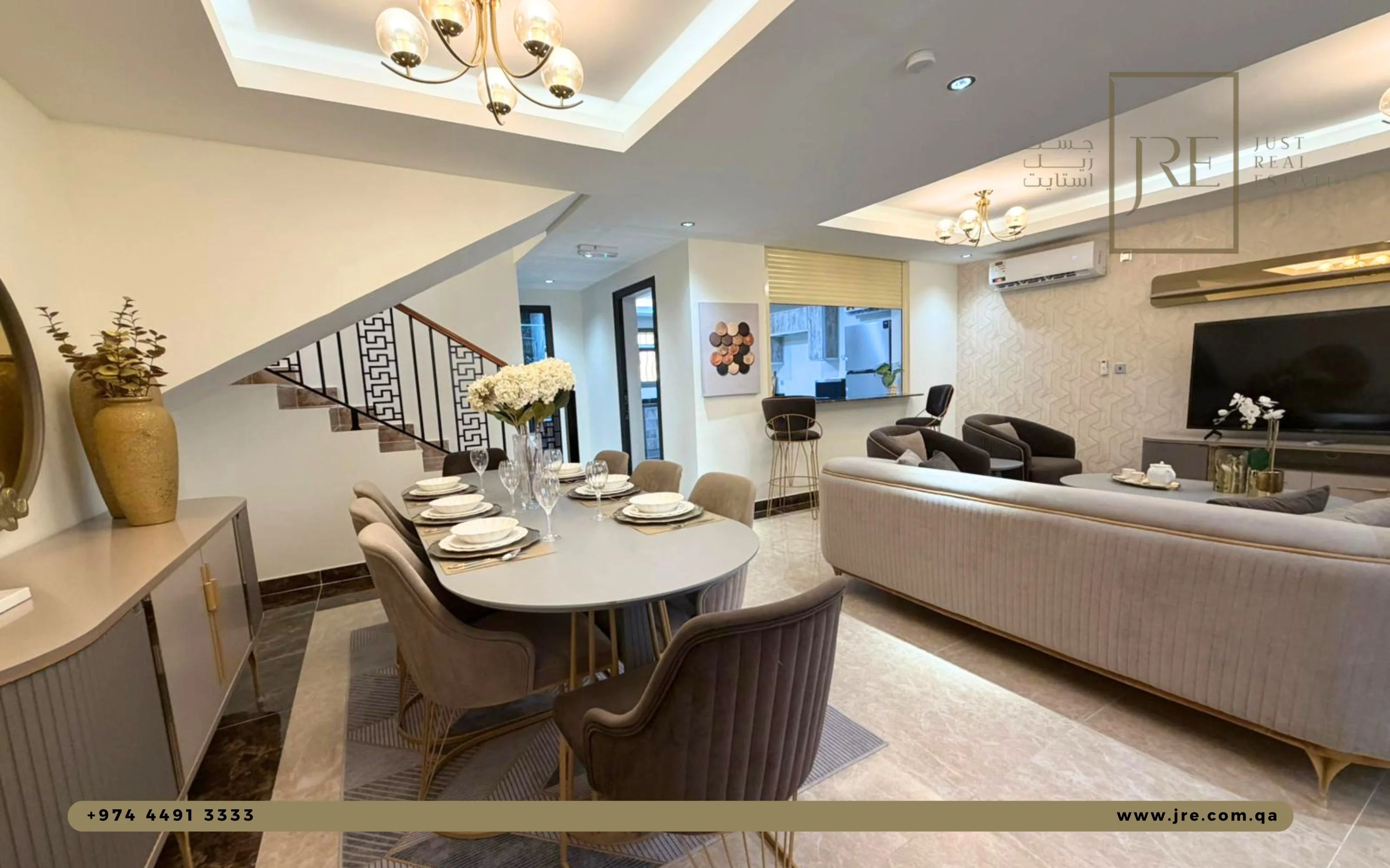 6-Bedroom Row Houses for Sale in Al Wukair | Fully Furnished + Rental Income