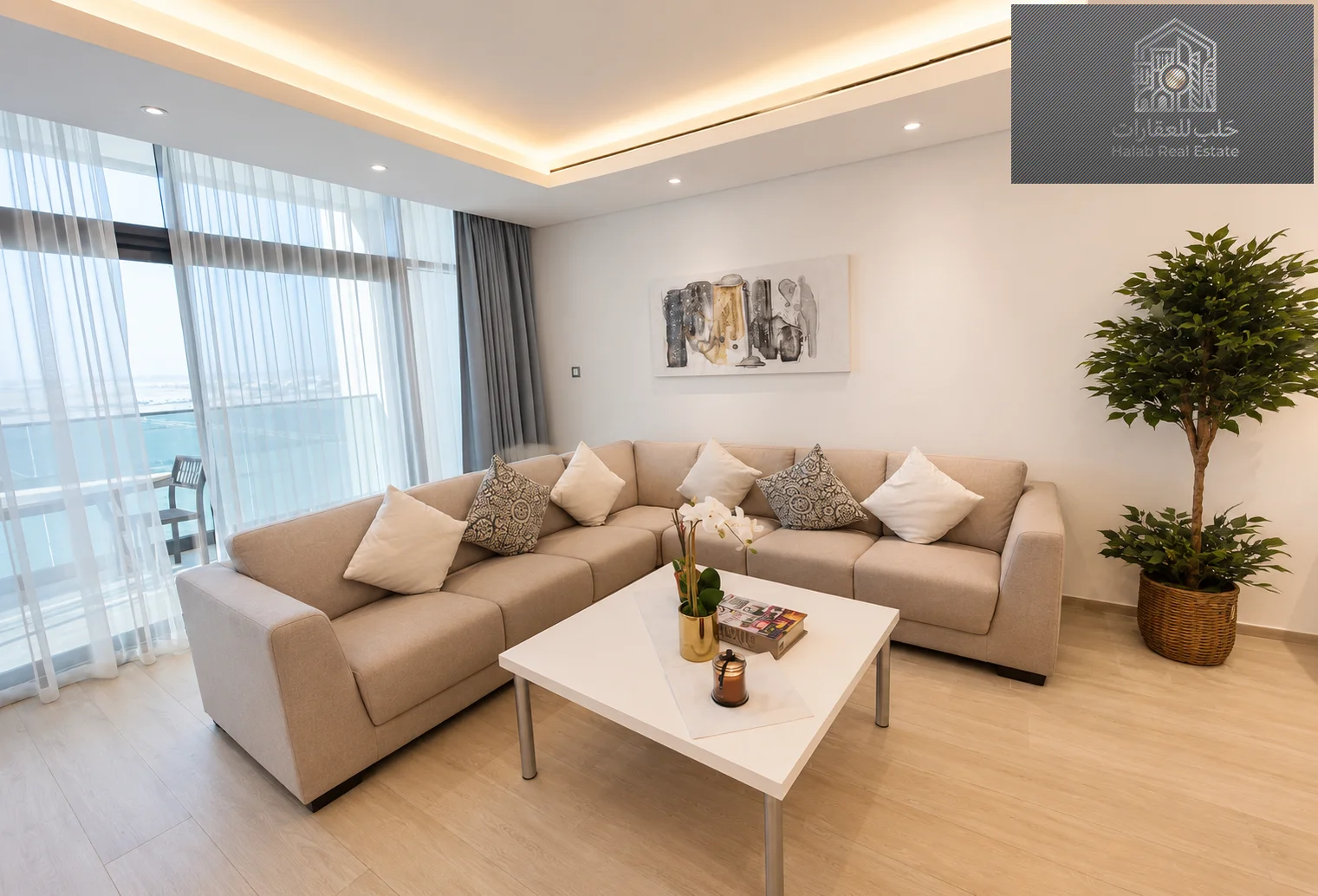 Premium 2-bedroom terrace apartment in Lusail Marina Heights