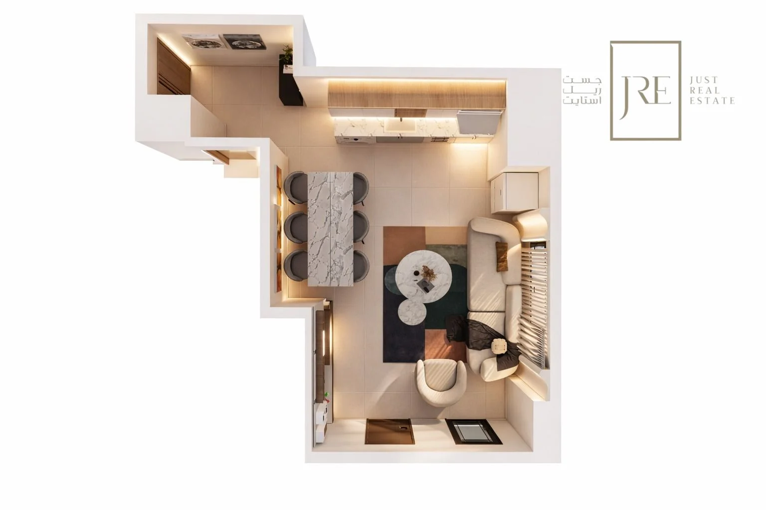 Furnished 1-Bedroom Apartment for Sale in Lusail | Flexible Payment Plan