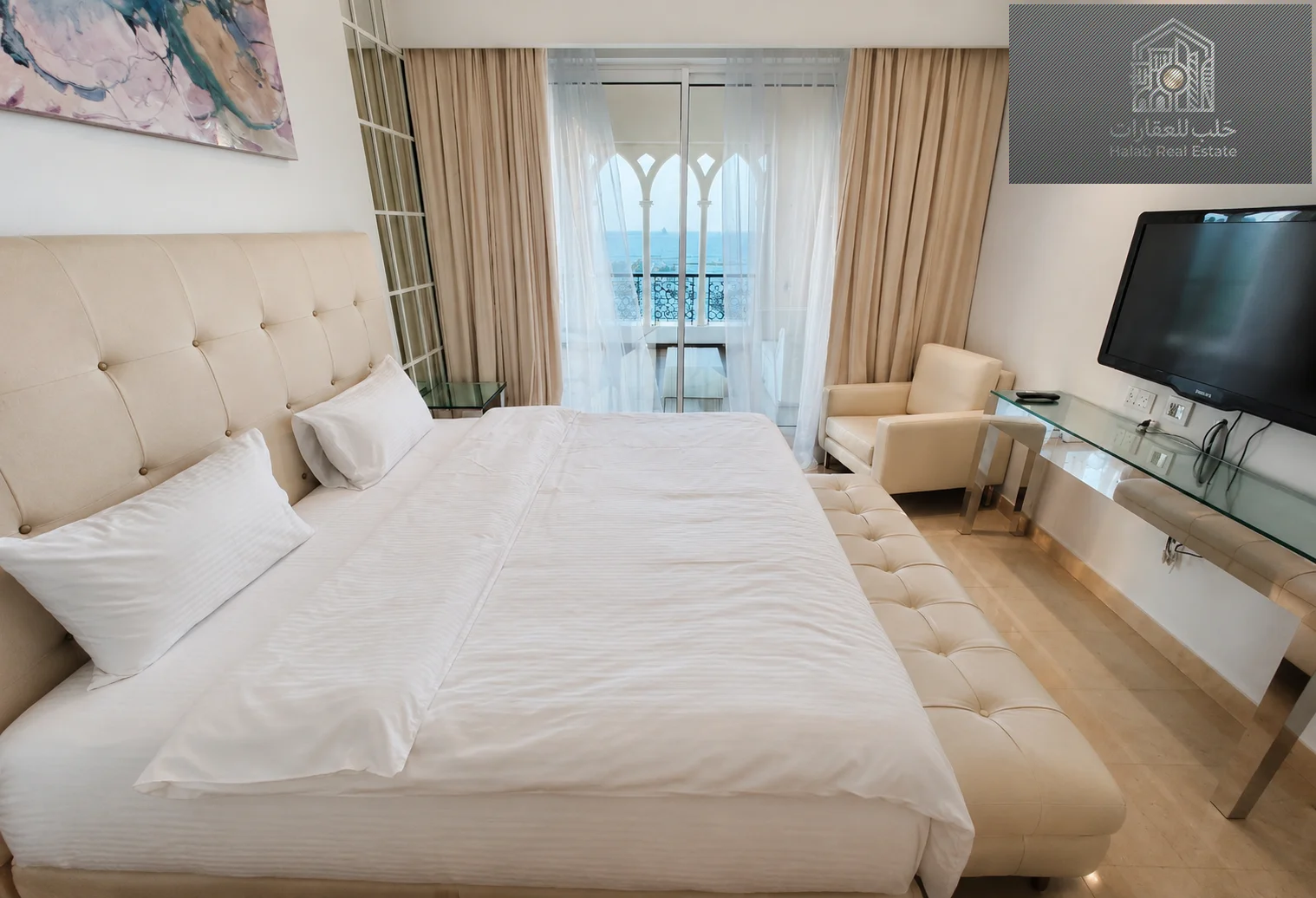 Sea view 2-bedroom luxury apartment with bills inclusive – Viva Central, The Pearl