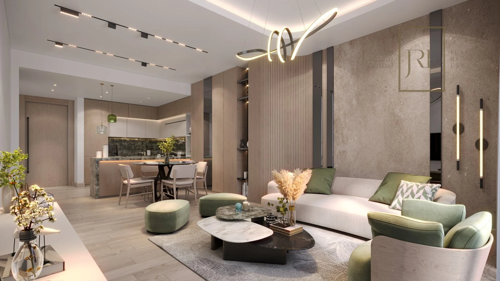 3-Bedroom Apartment in Lusail Marina Heights | Fully Furnished + 7-Year Payment Plan - view 2