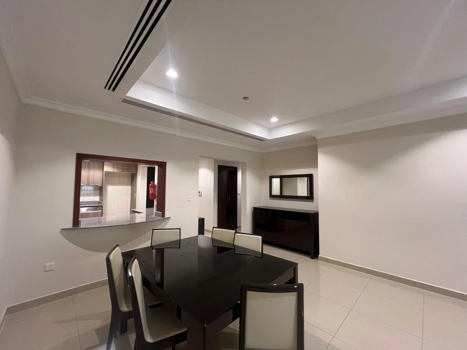 1BR + Office Room Apartment in The Pearl | Pool View | Fully Furnished
