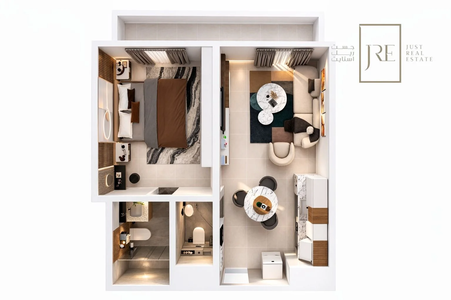 Furnished 1-Bedroom Apartment for Sale in Lusail | Flexible Payment Plan
